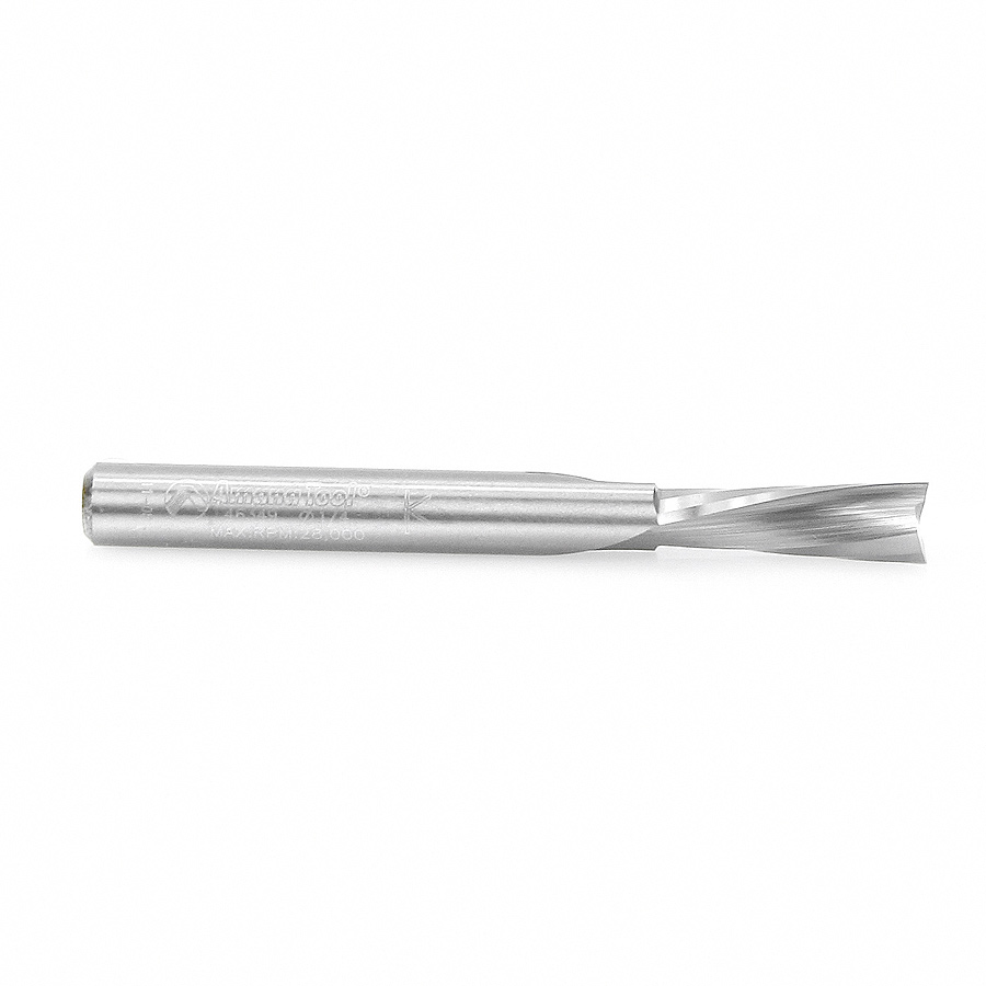 Amana 46349 Solid Carbide Spiral Plunge for Solid Wood 1/4 Dia x 3/4 x 1/4 Inch Shank Down-Cut