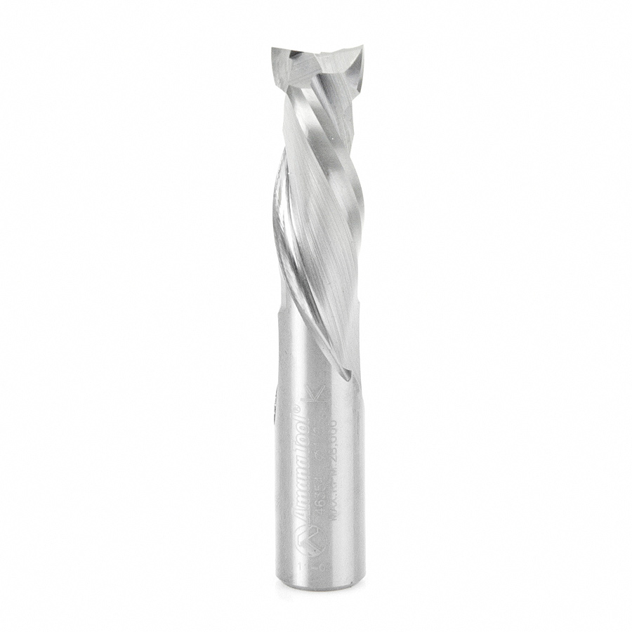 Amana 46354 CNC Solid Carbide Mortise Compression Spiral 1/2 Dia x 1-1/4 x 1/2 Inch Shank