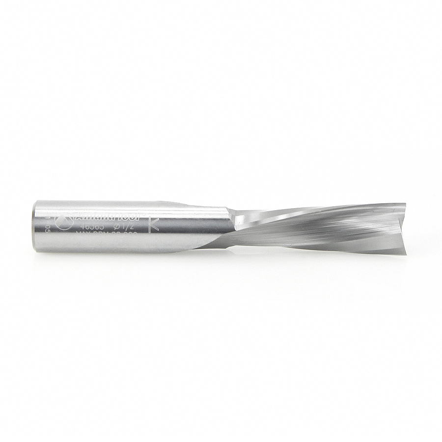 Amana 46363 Solid Carbide Spiral Plunge for Solid Wood 1/2 Dia x 1-5/8 x 1/2 Inch Shank Down-Cut