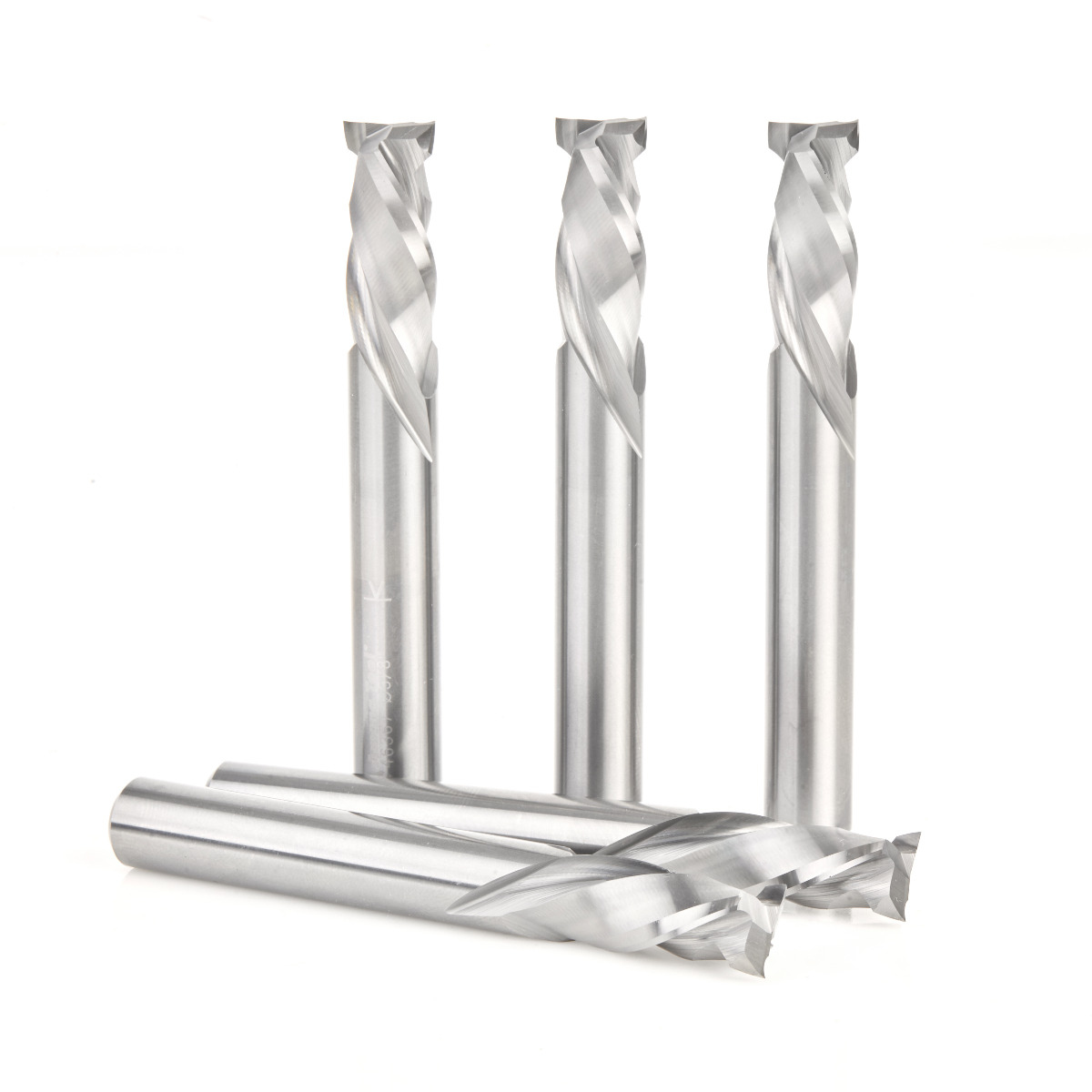 Amana 46367-5 5 Pack CNC Solid Carbide Mortise Compression Spiral 3/8 Dia x 7/8 x 3/8 Shank
