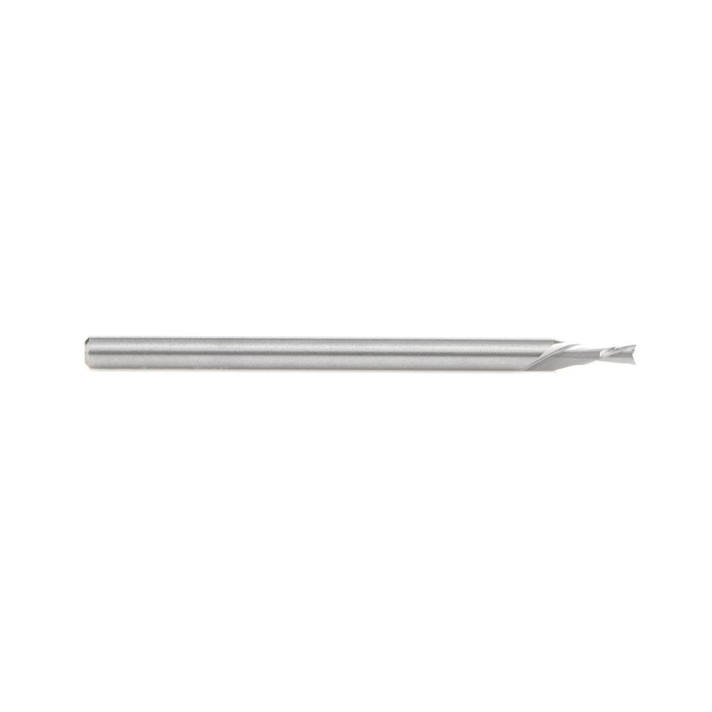 Amana 46406 Solid Carbide Spiral Plunge 5/64 Dia x 1/8 x 1/8 Shank x 2 Inch Long Down-Cut