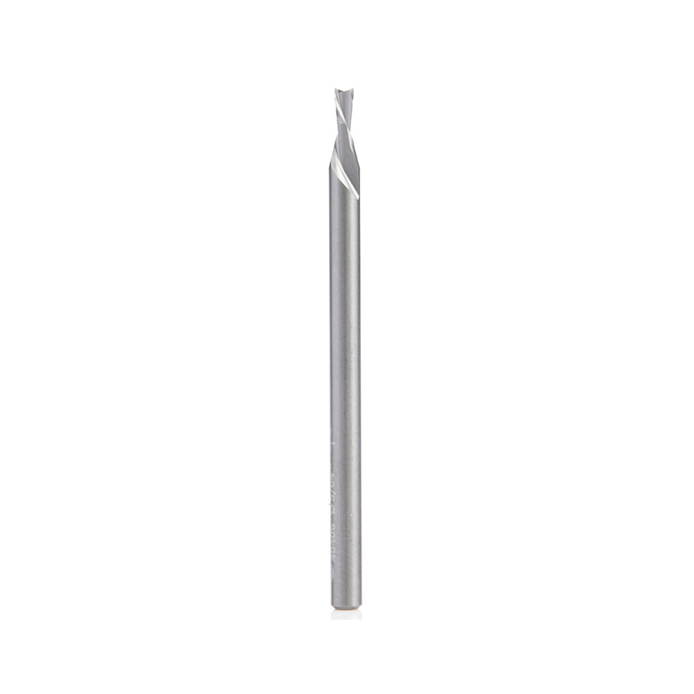 Amana 46406 Solid Carbide Spiral Plunge 5/64 Dia x 1/8 x 1/8 Shank x 2 Inch Long Down-Cut