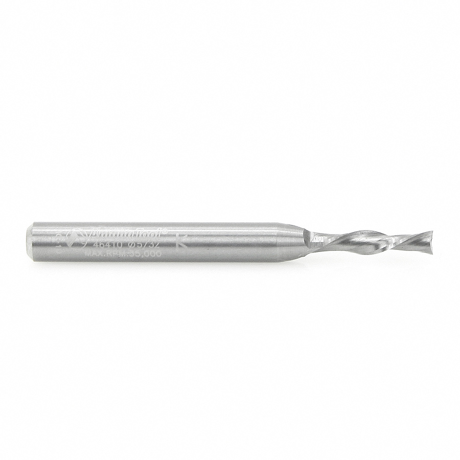 Amana 46410 Solid Carbide Spiral Plunge 5/32 Dia x 5/8 x 1/4 Inch Shank Down-Cut