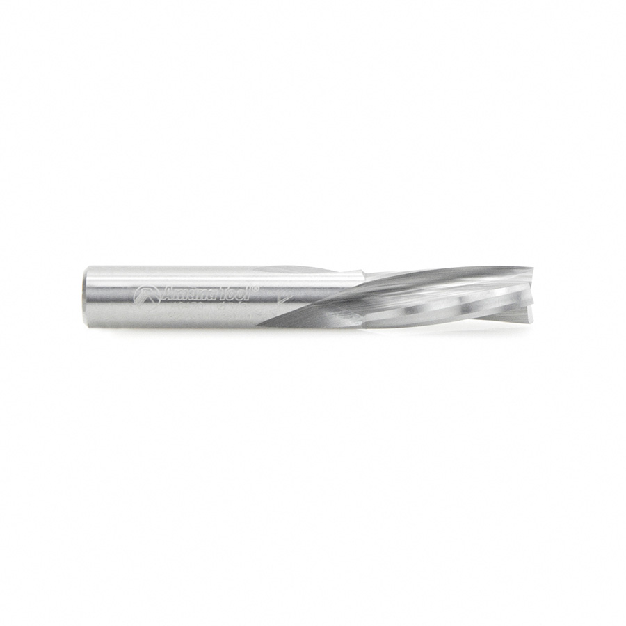 Amana 46431 Solid Carbide Slow Spiral Flute Plunge 3/8 Dia x 1 Inch x 3/8 Shank Router Bit