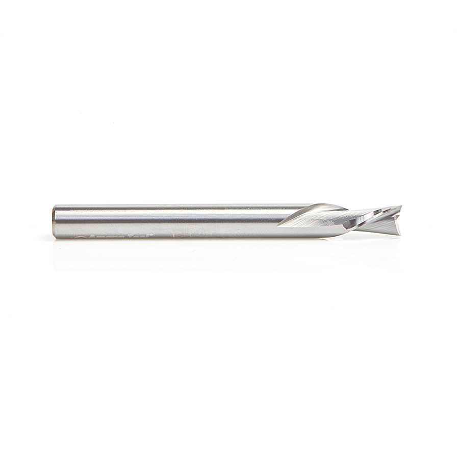 Amana 46437 Solid Carbide Spiral Plunge 1/4 Dia x 3/8 x 1/4 Inch Shank Down-Cut