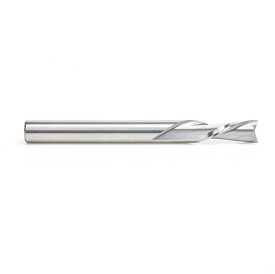 Amana 46438 Solid Carbide Spiral Plunge 1/4 Dia x 5/8 x 1/4 Inch Shank Down-Cut