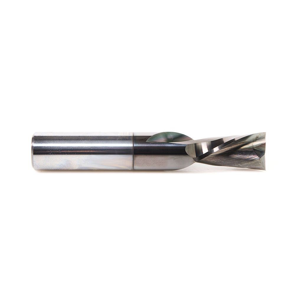 Amana 46447-DLC Solid Carbide Spiral Plunge Diamond-Like Carbon (DLC) Coated for Solid Wood 1/2 Dia x 7/8 x 1/2 Inch Shank Down-Cut