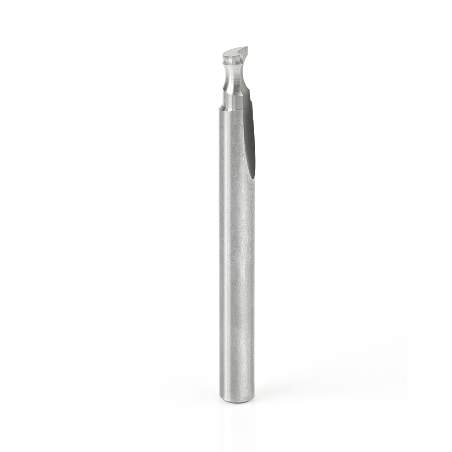 Amana 46452 Solid Carbide 'O' Flute Plastic Edge Rounding 1/4 Dia x 3/16 Radius x 3/8 x 1/4 Inch Shank