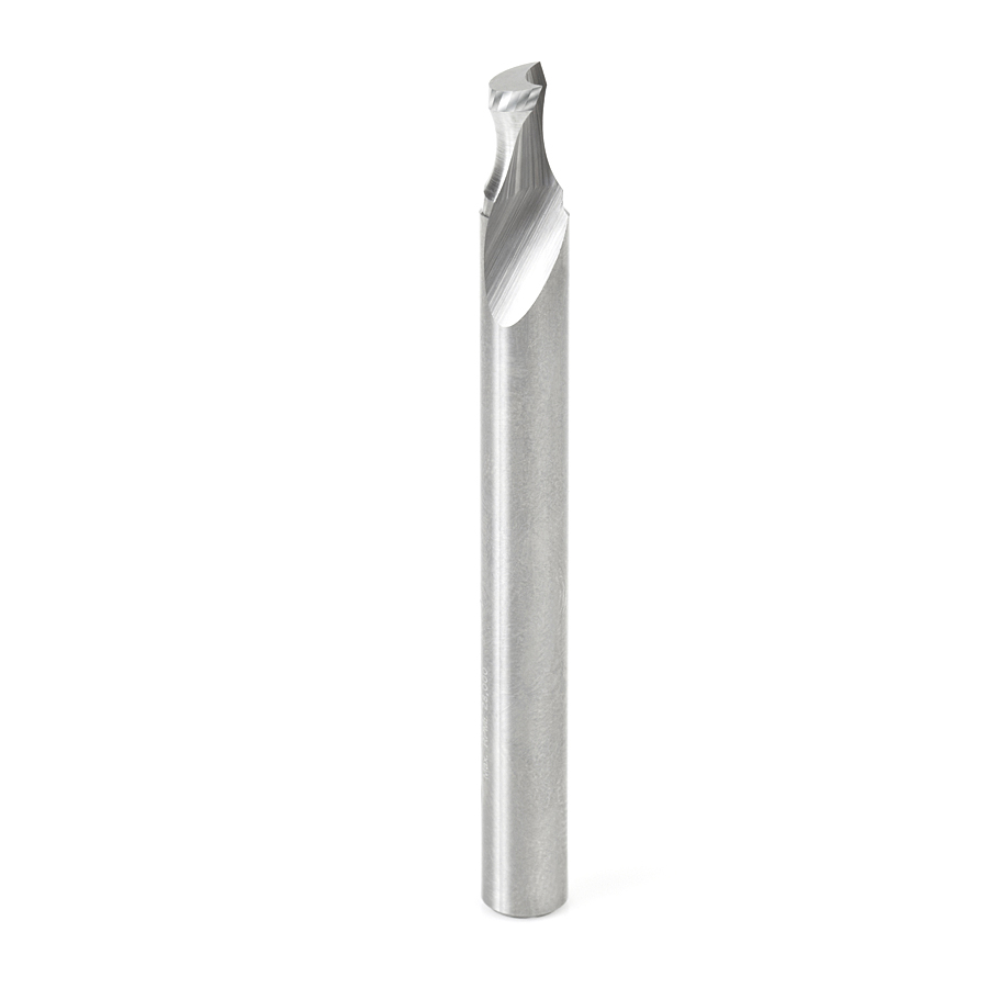 Amana 46466 Solid Carbide 'O' Flute Plastic Edge Rounding 1/4 Dia x 1/4 Radius x 3/8 x 1/4 Inch Shank