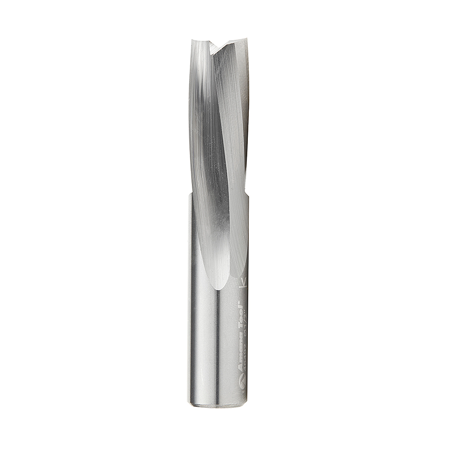 Amana 46492 Solid Carbide Slow Spiral O Flute Acrylic Cutting 1/2 Dia x 1-1/4 Inch x 1/2 Shank Down-Cut Router Bit
