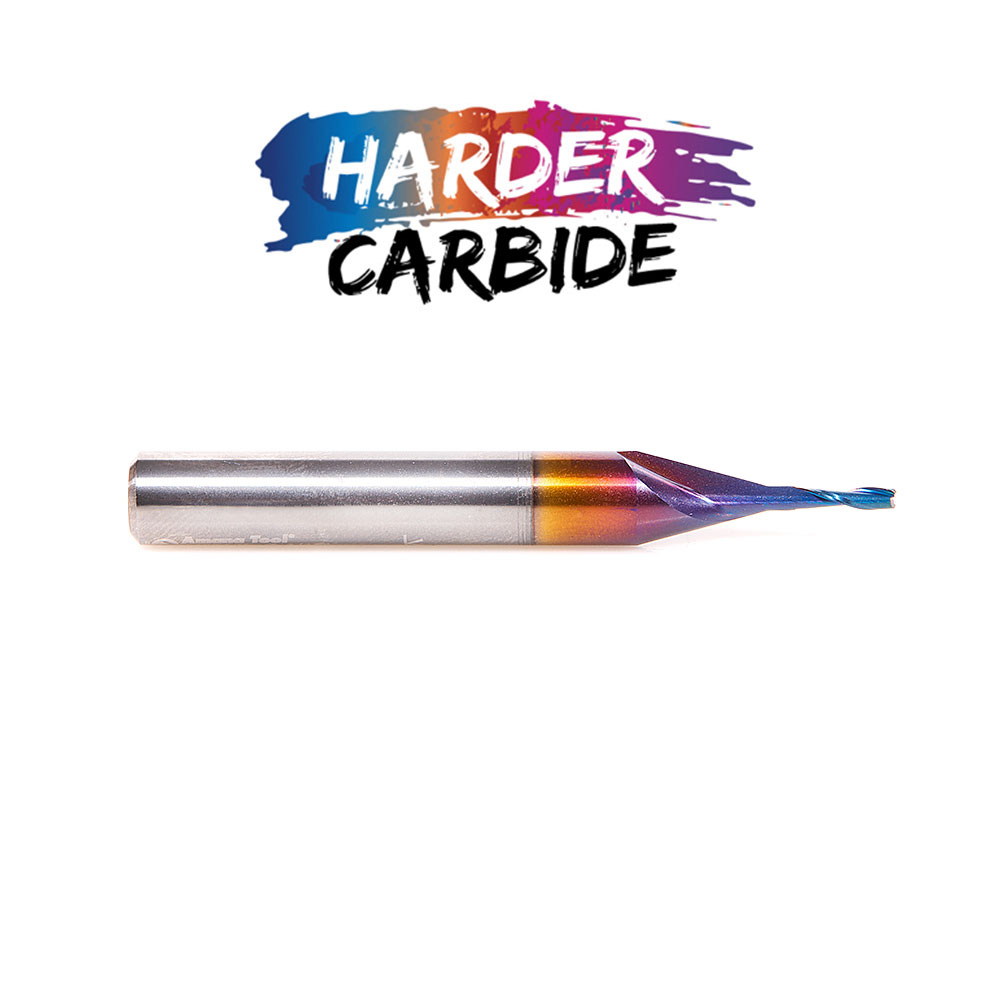 Amana 46521-K Solid Carbide Spektra, Extreme Tool Life Coated Spiral Plunge 1/16 Dia x 1/4 x 1/4 Inch Shank