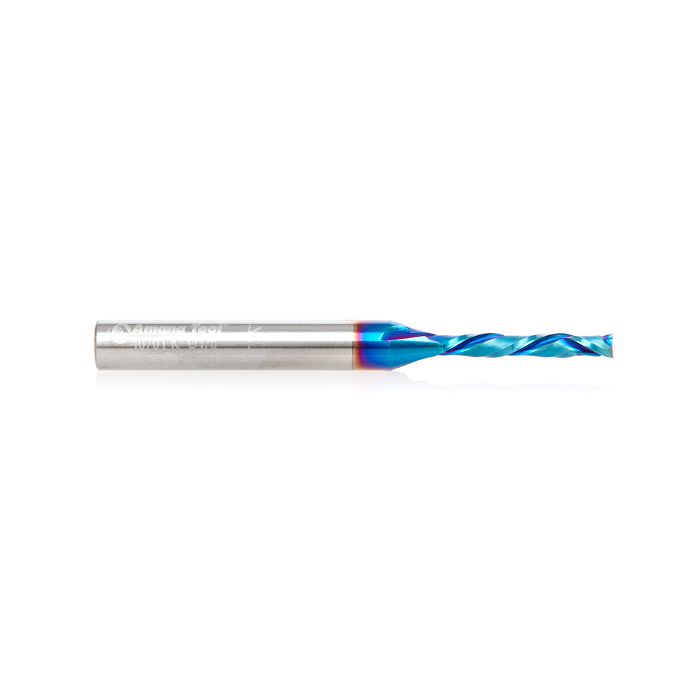 Amana 46701-K CNC Solid Carbide Spektra, Extreme Tool Life Coated Compression Spiral 1/8 Dia x 13/16 x 1/4 Inch Shank for Baltic Birch Plywood
