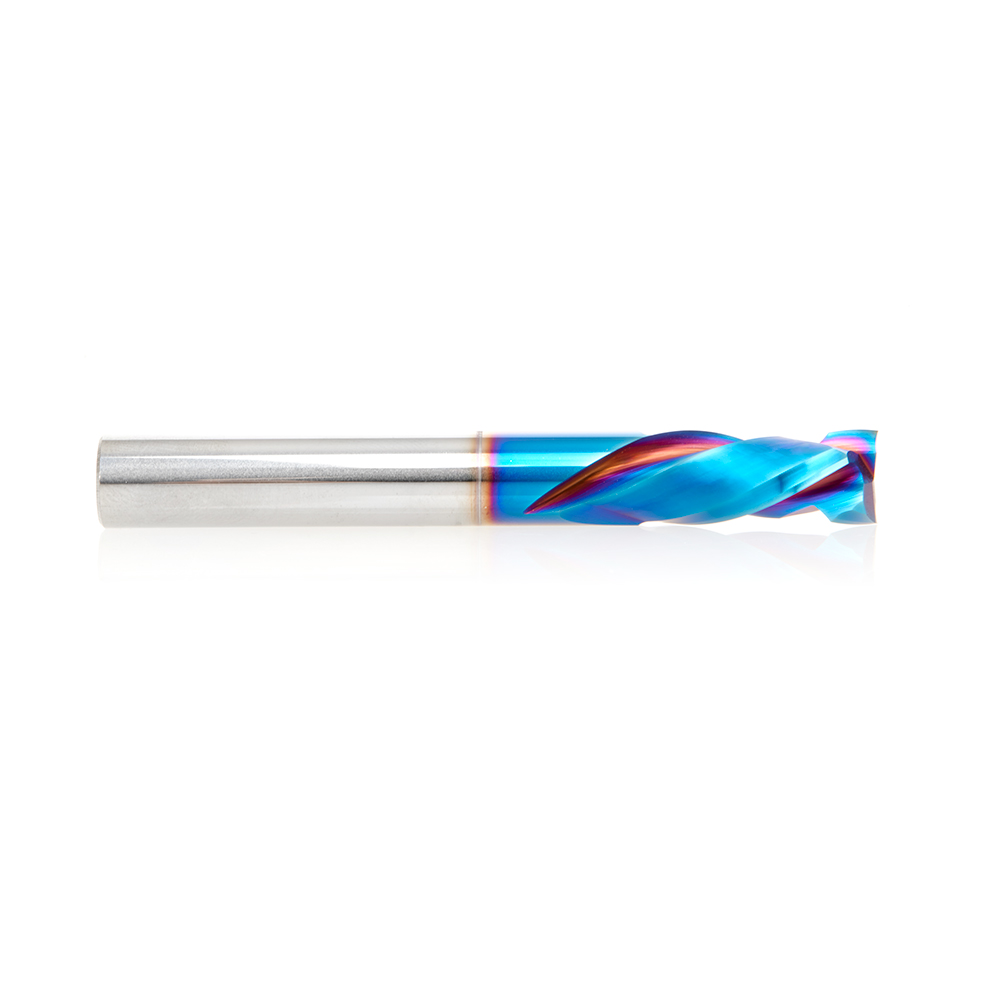 Amana 46702-K CNC Solid Carbide Spektra, Extreme Tool Life Coated Compression Spiral 3/8 Dia x 7/8 x 3/8 Inch Shank for Baltic Birch Plywood