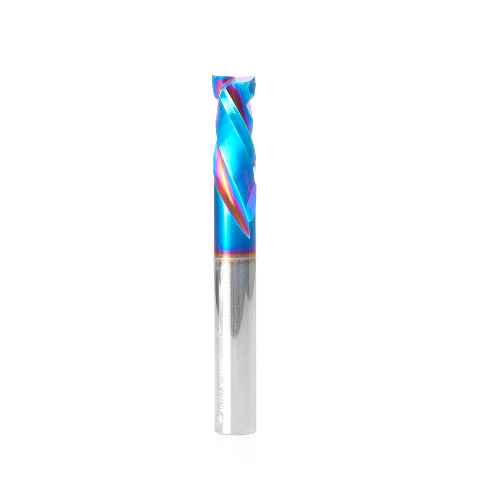 Amana 46702-K CNC Solid Carbide Spektra, Extreme Tool Life Coated Compression Spiral 3/8 Dia x 7/8 x 3/8 Inch Shank for Baltic Birch Plywood