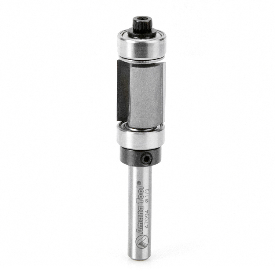 Amana 47094 Carbide Tipped Down-Shear Multi Trimmer 1/2 Dia x 5/8 x 1/4 Inch Shank with Ball Bearings