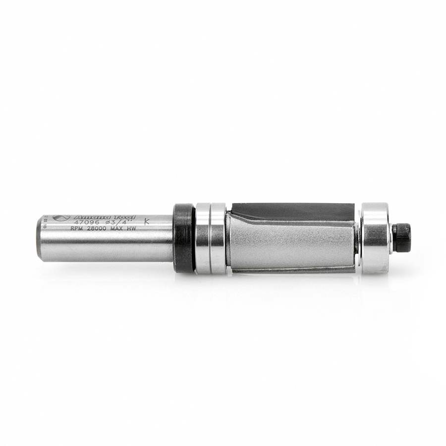 Amana 47096 Carbide Tipped Down-Shear Multi Trimmer 3/4 Dia x 1-1/48 x 1/2 Inch Shank with Ball Bearings