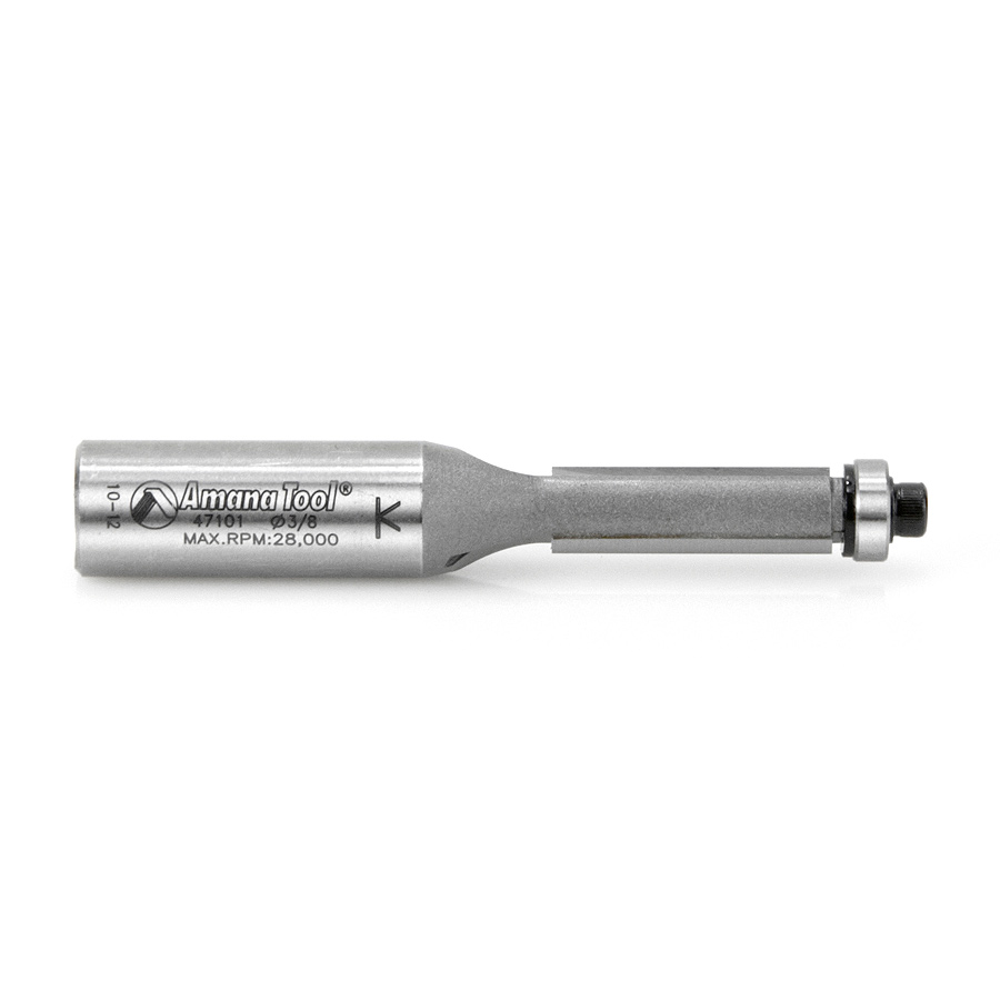 Amana 47101 Carbide Tipped Flush Trim 3/8 Dia x 1 Inch x 1/2 Shank