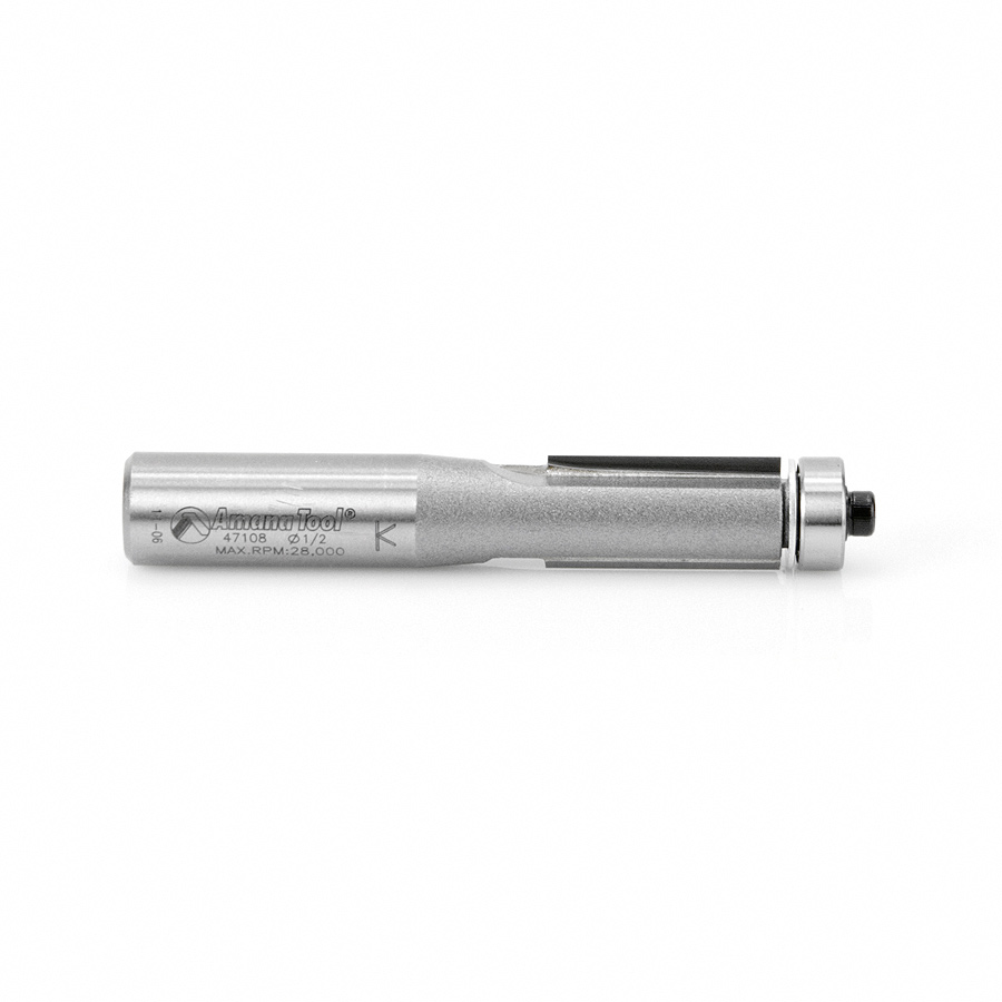 Amana 47108 Carbide Tipped Flush Trim 1/2 Dia x 1 Inch x 1/2 Shank