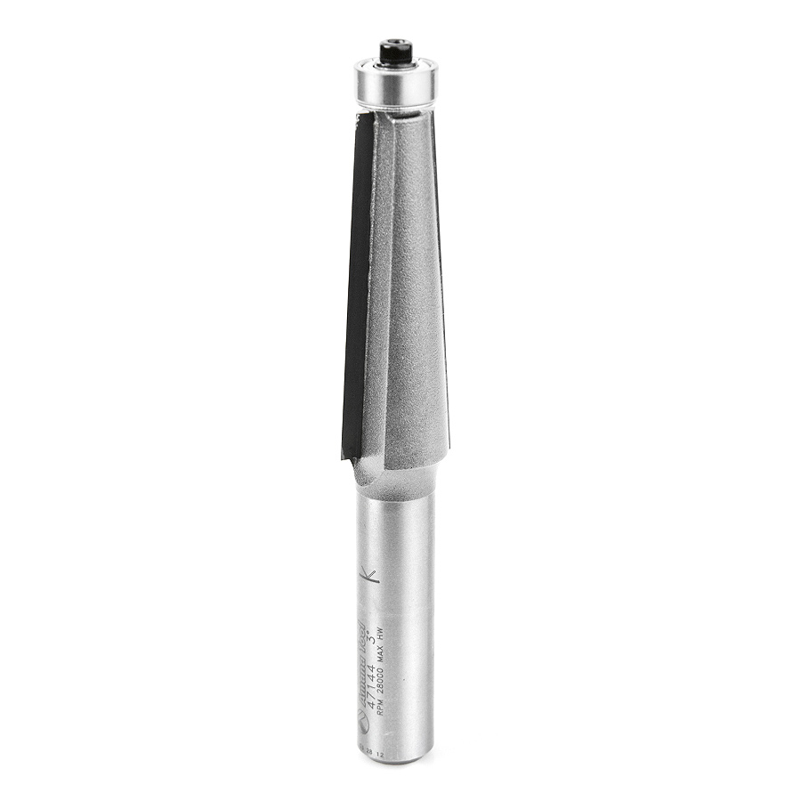 Amana 47144 Carbide Tipped Patternmakers 3 Deg x 3/4 Dia x 2-1/8 x 1/2 Inch Shank
