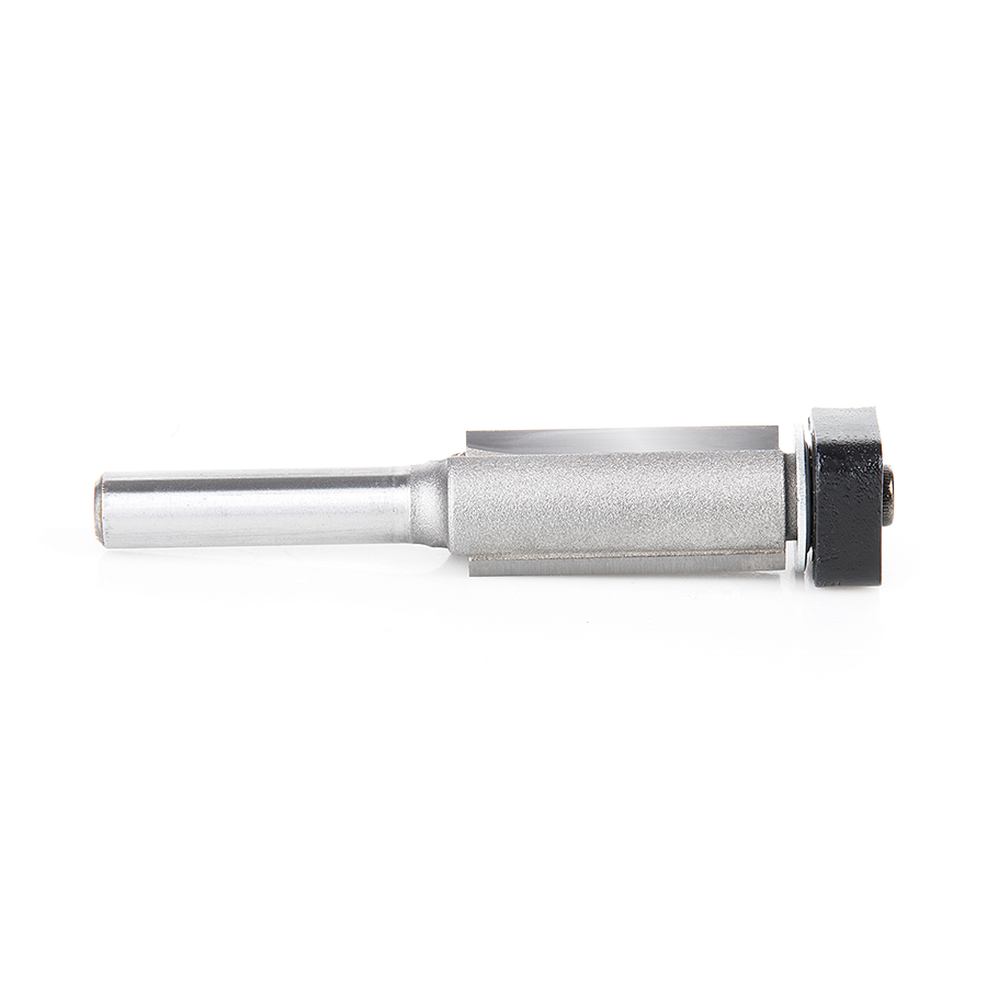 Amana 47145 Carbide Tipped Laminate Trimmer with Euro, Square Bearing 1/2 Dia x 1 x 1/4 Inch Shank Router Bit