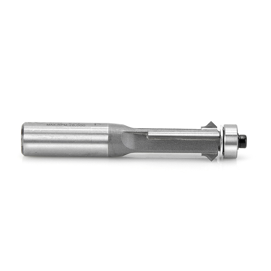 Amana 47162 Carbide Tipped Flush Trim V-Groove 5/8 Dia x 1 Inch x 1/2 Shank With Ball Bearing