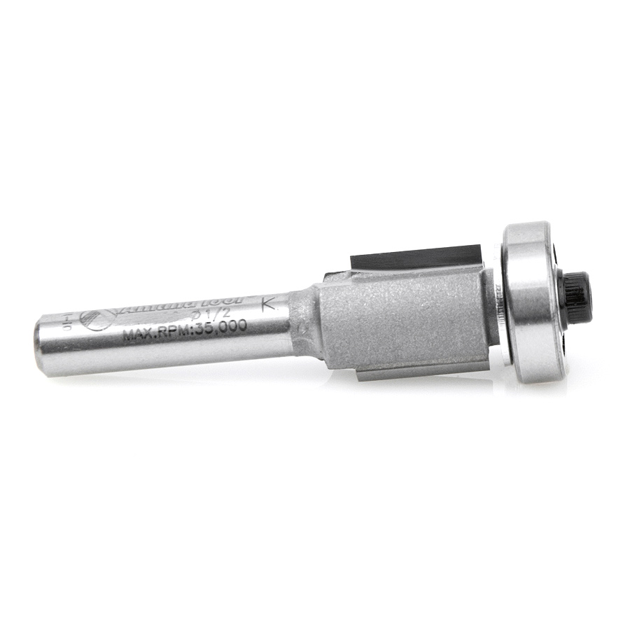 Amana 47192 Carbide Tipped Overhang Trim 1/16 Overhang x 1/2 Dia x 1/2 x 1/4 Inch Shank