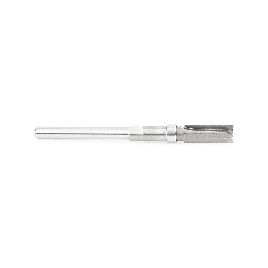 Amana 47220 Miniature Flush Trim Plunge Template 3/16 Dia x 1/2 x 1/8 Inch Shank Carbide Tipped Router Bit with Mini 3/16 Dia Upper Ball Bearing