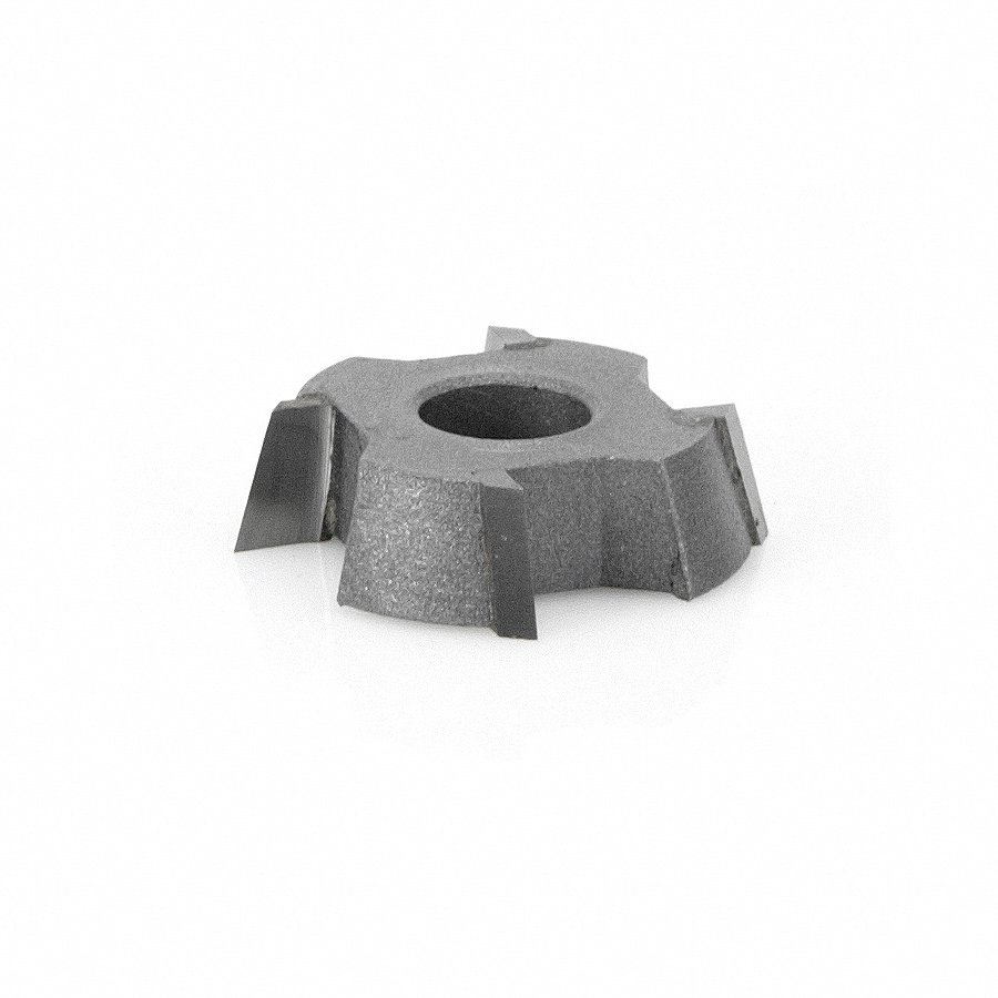 Amana 47502 Carbide Tipped 4 Wing Cutter for Assemblies 15 Deg x 1 Inch Dia x 1/4 x 5/16 Bore