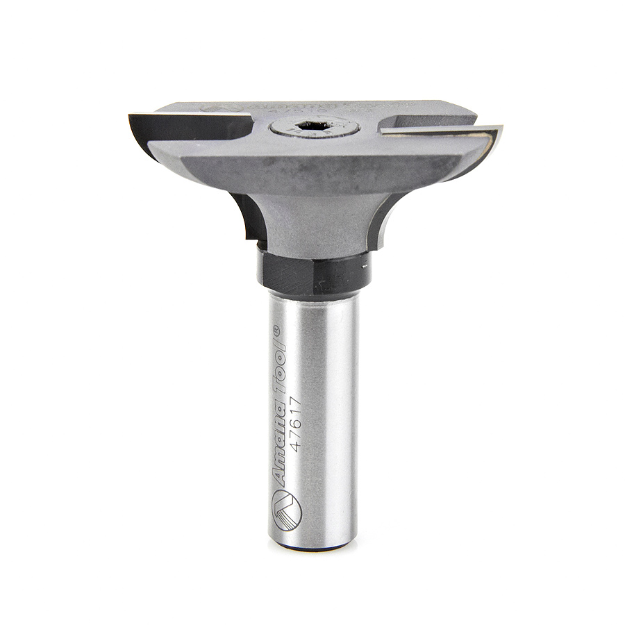 Amana 47511 Carbide Tipped Cope Cutter with Stub Spindle - 11/32 Radius x 2 Inch Dia x 11/16 x 1/2 Shank for 1-3/4 Material