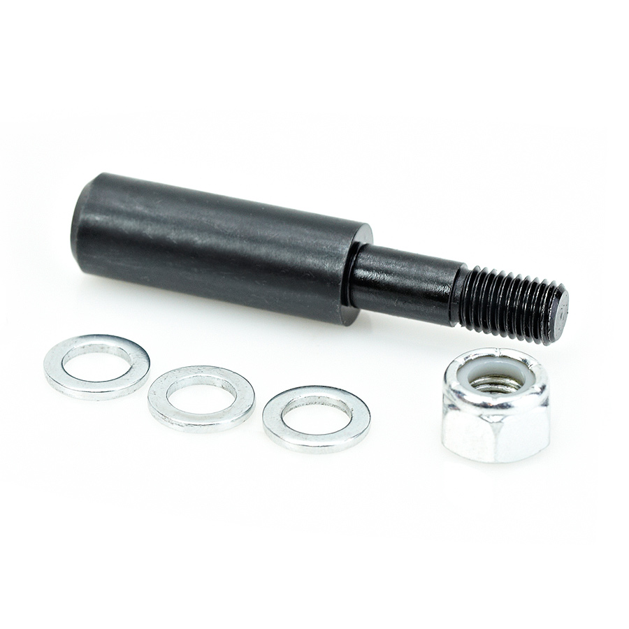 Amana 47604 Router Arbor with Hex Nuts and Washers 5/16-24 NF Dia x 1 Height x 1/2 Inch Shank