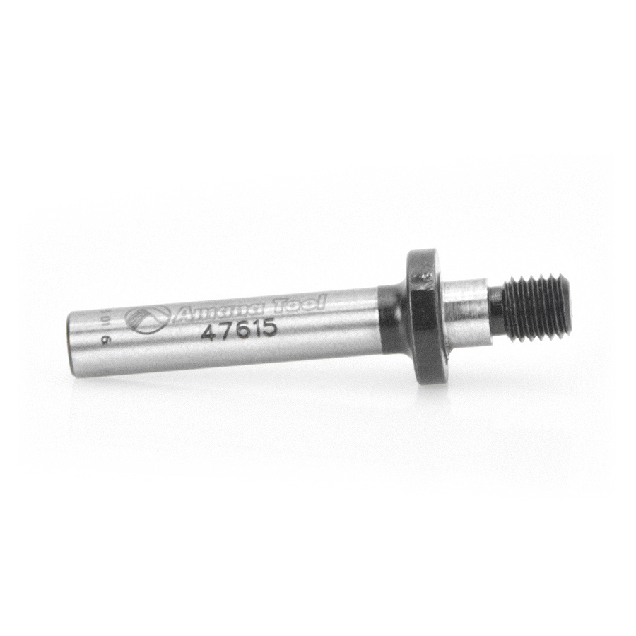 Amana 47615 Threaded Arbor for Screw Type Mortising Cutters 1/4-28 NF Dia x 15/32 Height x 1/4 Inch Shank