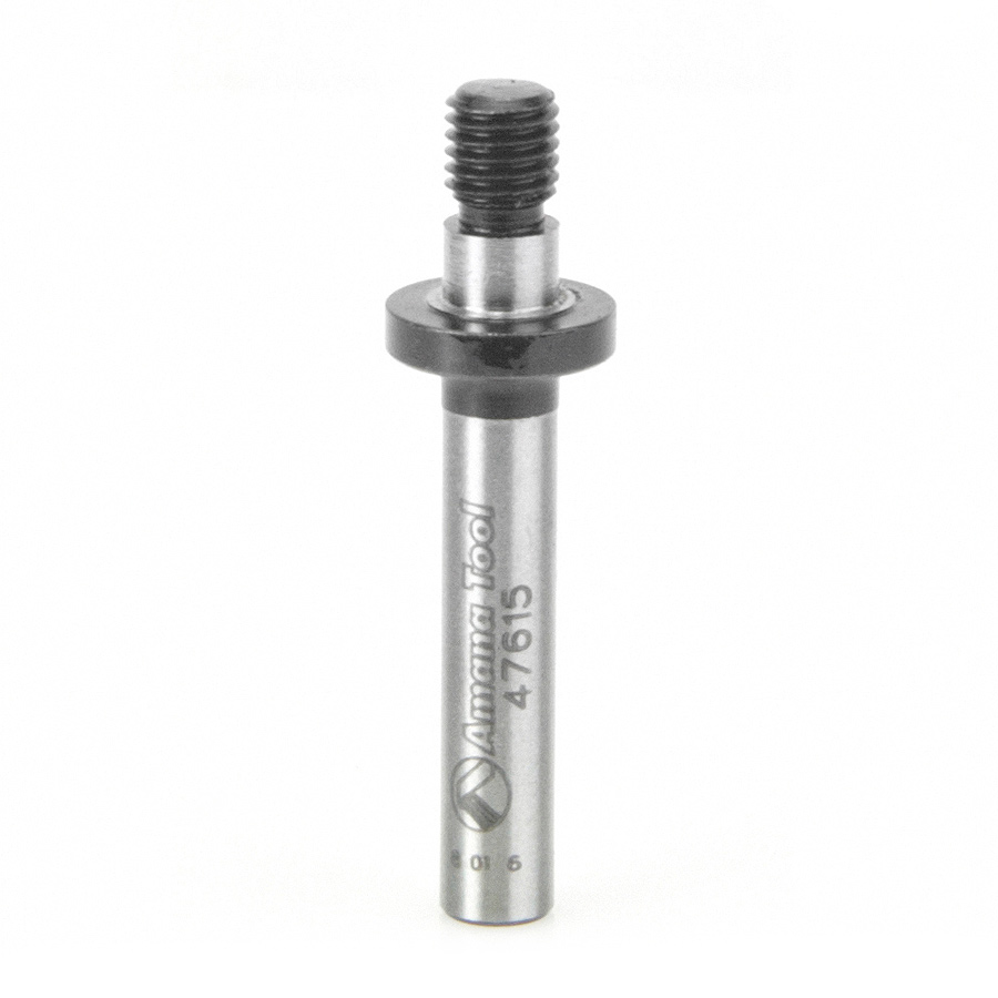 Amana 47615 Threaded Arbor for Screw Type Mortising Cutters 1/4-28 NF Dia x 15/32 Height x 1/4 Inch Shank