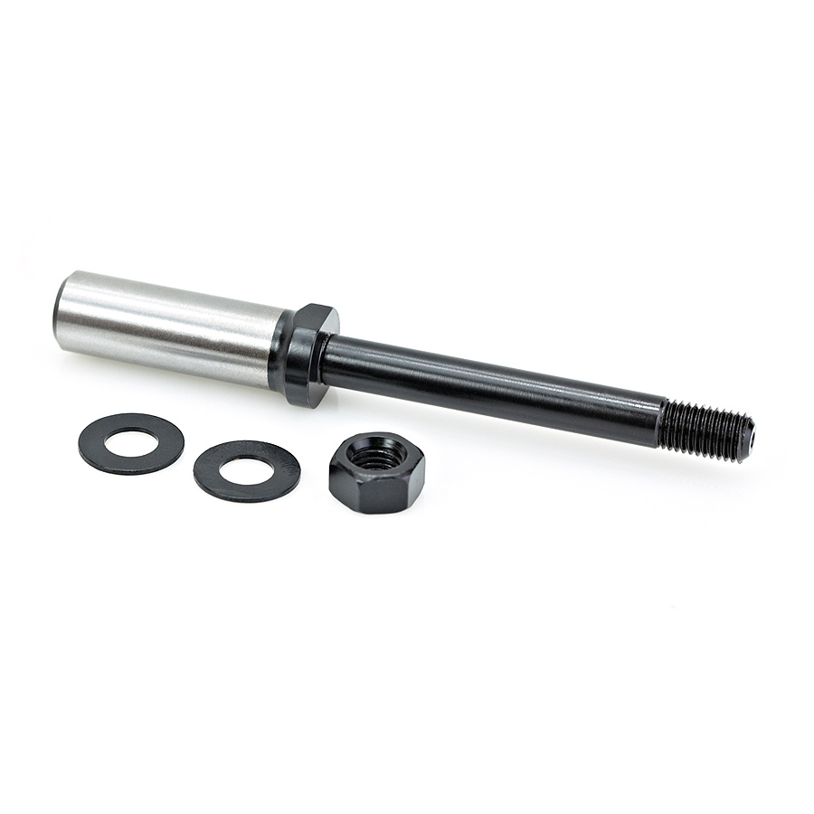 Amana 47618 Router Arbor with Hex Nuts and Washers 5/16-24 NF Dia x 2-9/16 Height x 1/2 Inch Shank