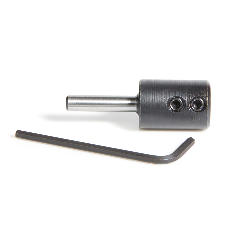 Amana 47636 10mm Shank Dowel Drill/Boring Bit Adapter for CNC Standard Collet/Tool Holder