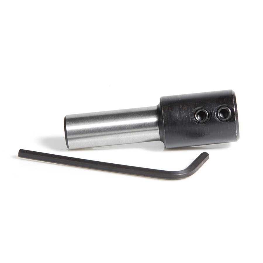 Amana 47638 10mm Shank Dowel Drill/Boring Bit Adapter for CNC Standard Collet/Tool Holder
