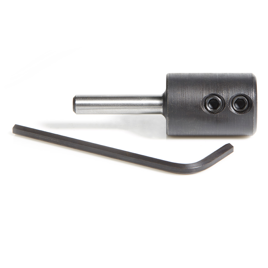 Amana 47643 10mm Shank Dowel Drill/Boring Bit Adapter for CNC Standard Collet/Tool Holder