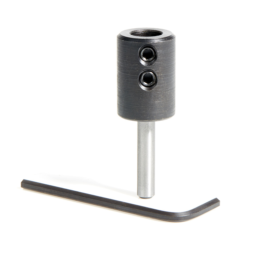 Amana 47643 10mm Shank Dowel Drill/Boring Bit Adapter for CNC Standard Collet/Tool Holder