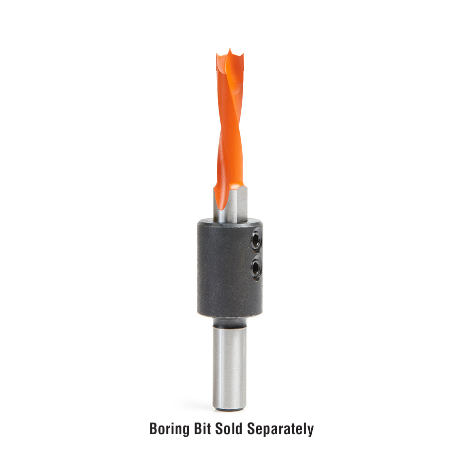 Amana 47644 10mm Shank Dowel Drill/Boring Bit Adapter for CNC Standard Collet/Tool Holder