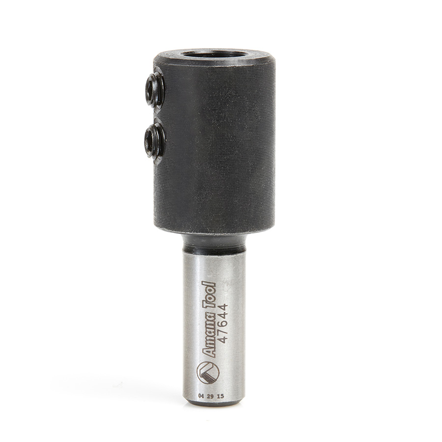 Amana 47644 10mm Shank Dowel Drill/Boring Bit Adapter for CNC Standard Collet/Tool Holder