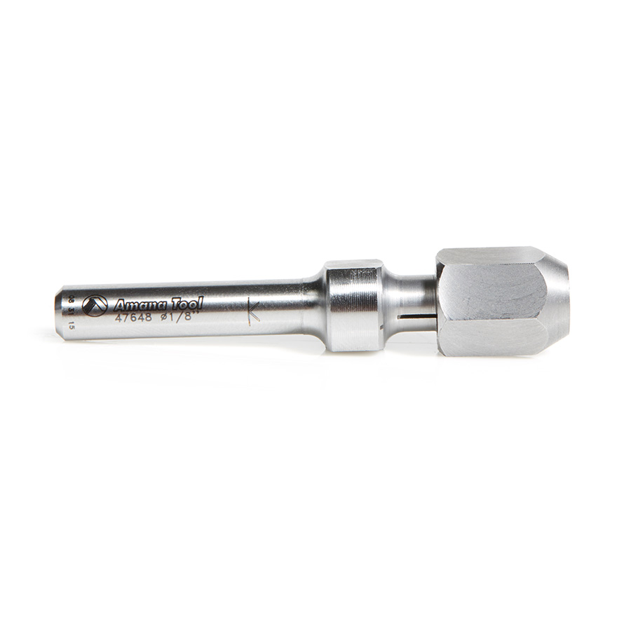 Amana 47648 1/4 Inch Shank CNC Extension Adapter for 1/8 Inch Shank Router Bits