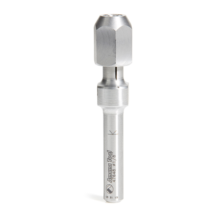 Amana 47648 1/4 Inch Shank CNC Extension Adapter for 1/8 Inch Shank Router Bits