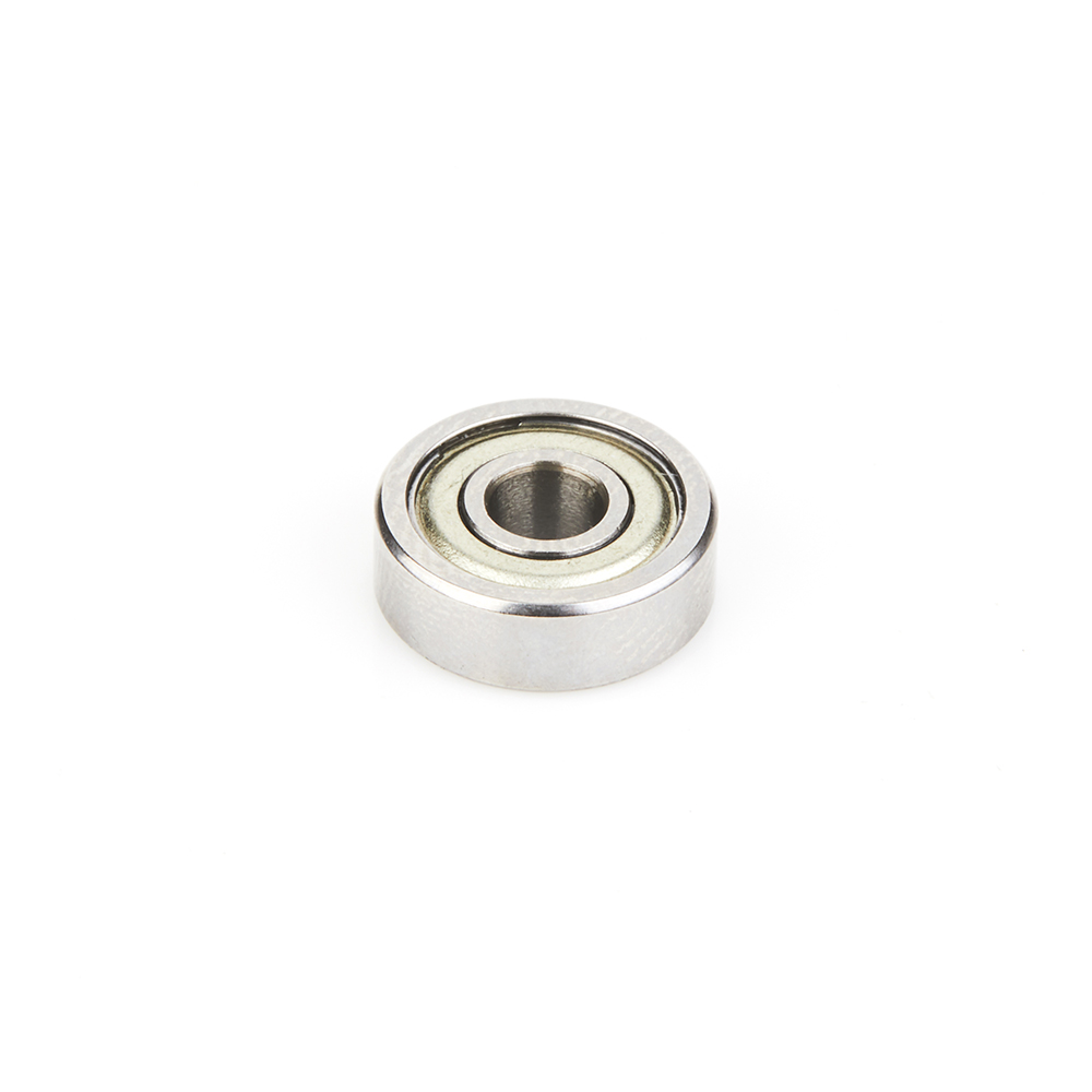 Amana 47663 Metric Steel Ball Bearing Guide 12mm Overall Dia x 4mm Inner Dia x 4mm Height