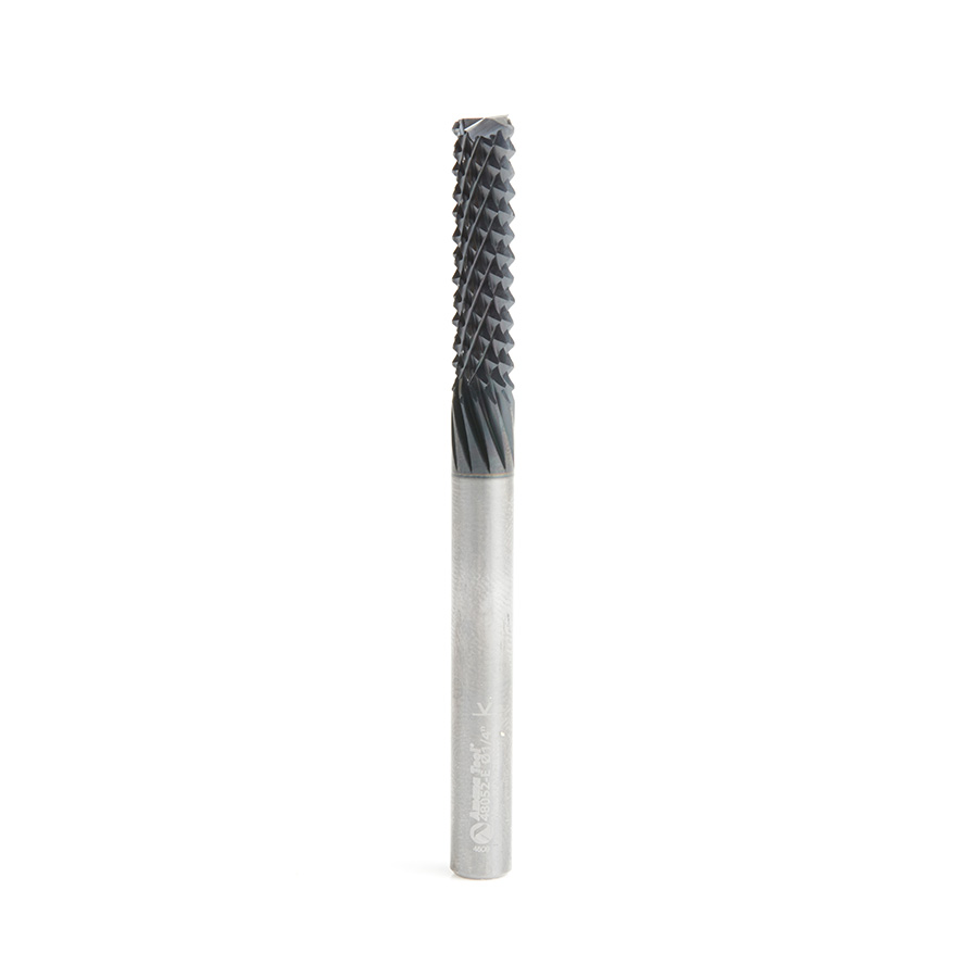 Amana 48052-E High Performance Solid Carbide Fiberglass and Composite Cutting 1/4 Dia x 1 x 1/4 Shank AlTiN Coated End Mill Router Bit