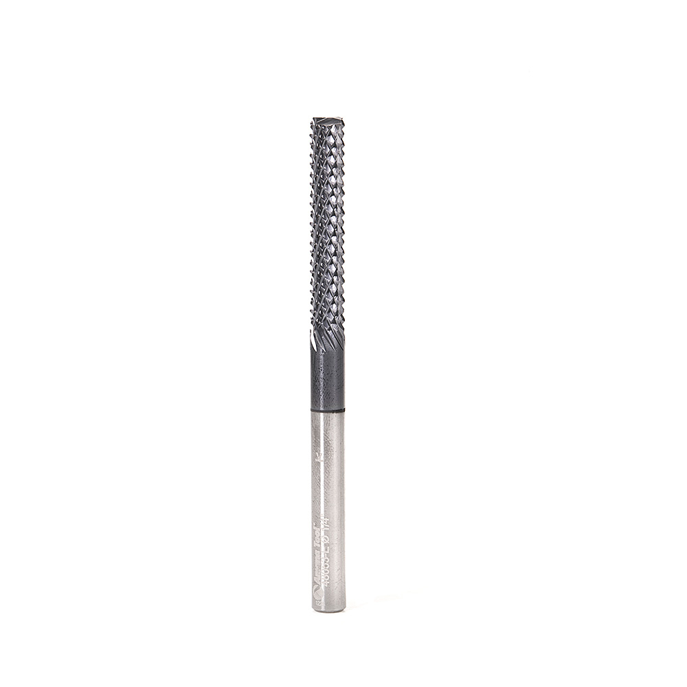 Amana 48053-E High Performance Solid Carbide Fiberglass and Composite Cutting 1/4 Dia x 1-1/2 x 1/4 Shank AlTiN Coated End Mill Router Bit
