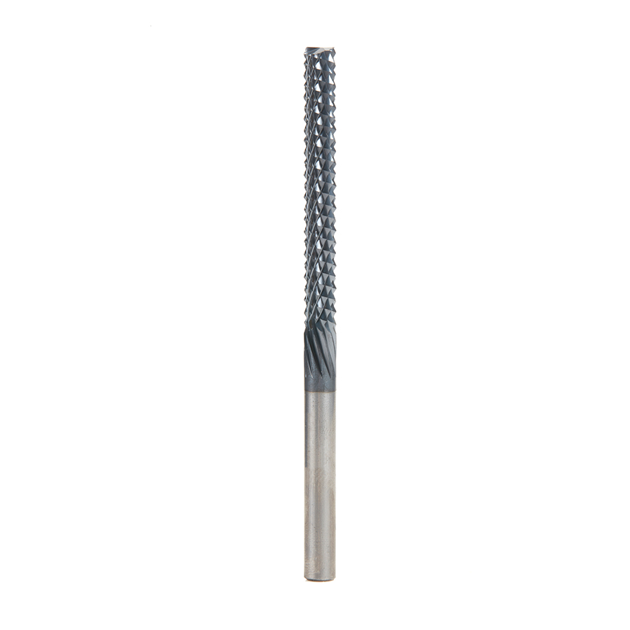 Amana 48054-E High Performance Solid Carbide Fiberglass and Composite Cutting 1/4 Dia x 2-1/8 x 1/4 Shank AlTiN Coated Mill End Router Bit