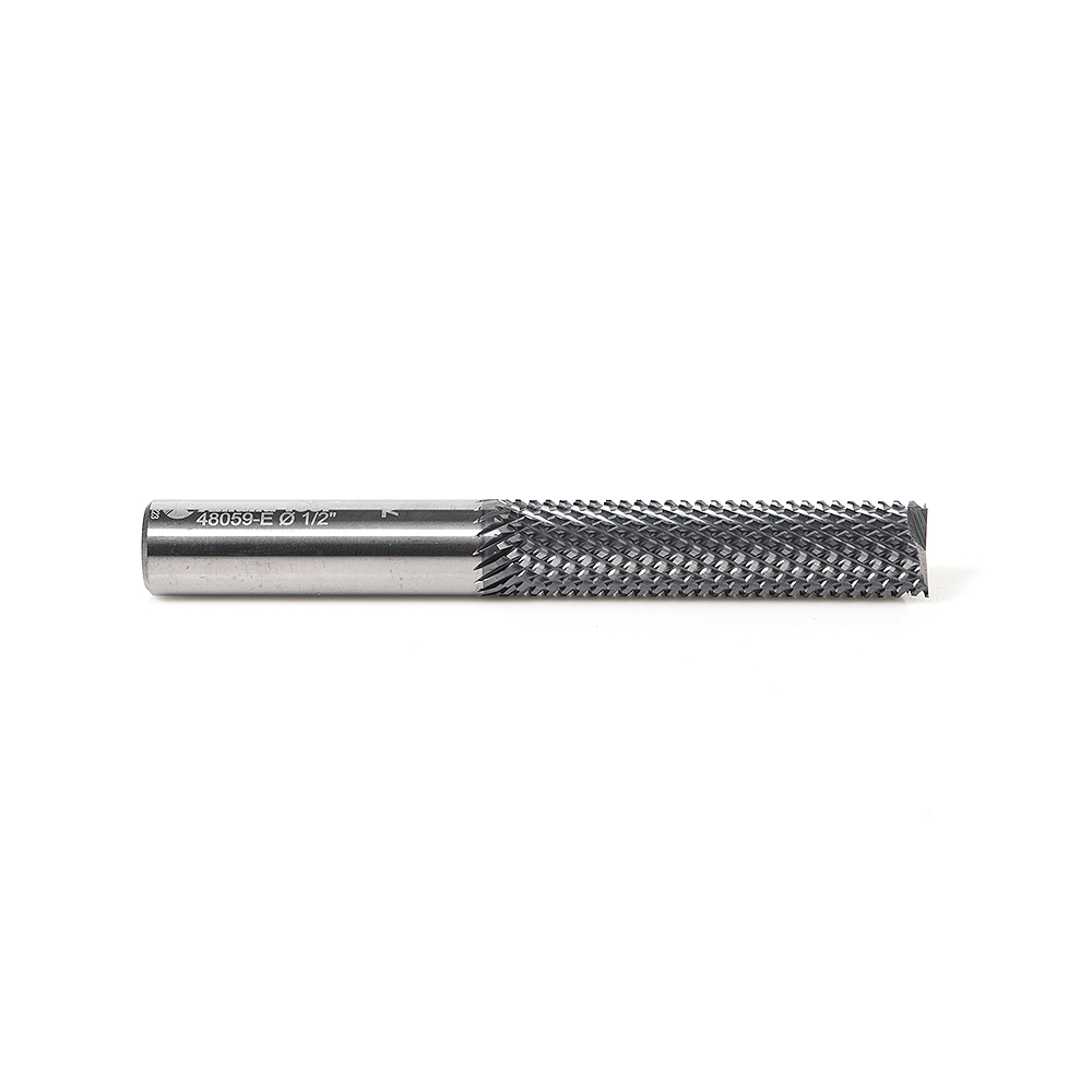 Amana 48059-E High Performance Solid Carbide Fiberglass and Composite Cutting 1/2 Dia x 2-1/8 x 1/2 Shank AlTiN Coated Mill End Router Bit