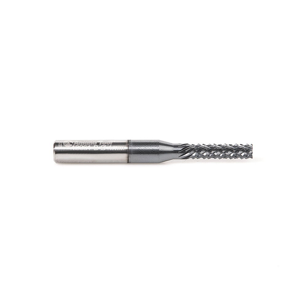 Amana 48061-B High Performance Solid Carbide Fiberglass and Composite Cutting 4mm Dia x 16mm x 6mm Shank AlTiN Coated Burr End Router Bit