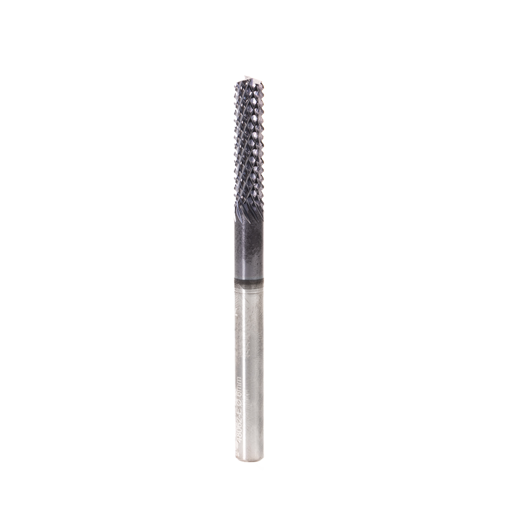 Amana 48062-E High Performance Solid Carbide Fiberglass and Composite Cutting 6mm Dia x 25mm x 6mm Shank AlTiN Coated Mill End Router Bit