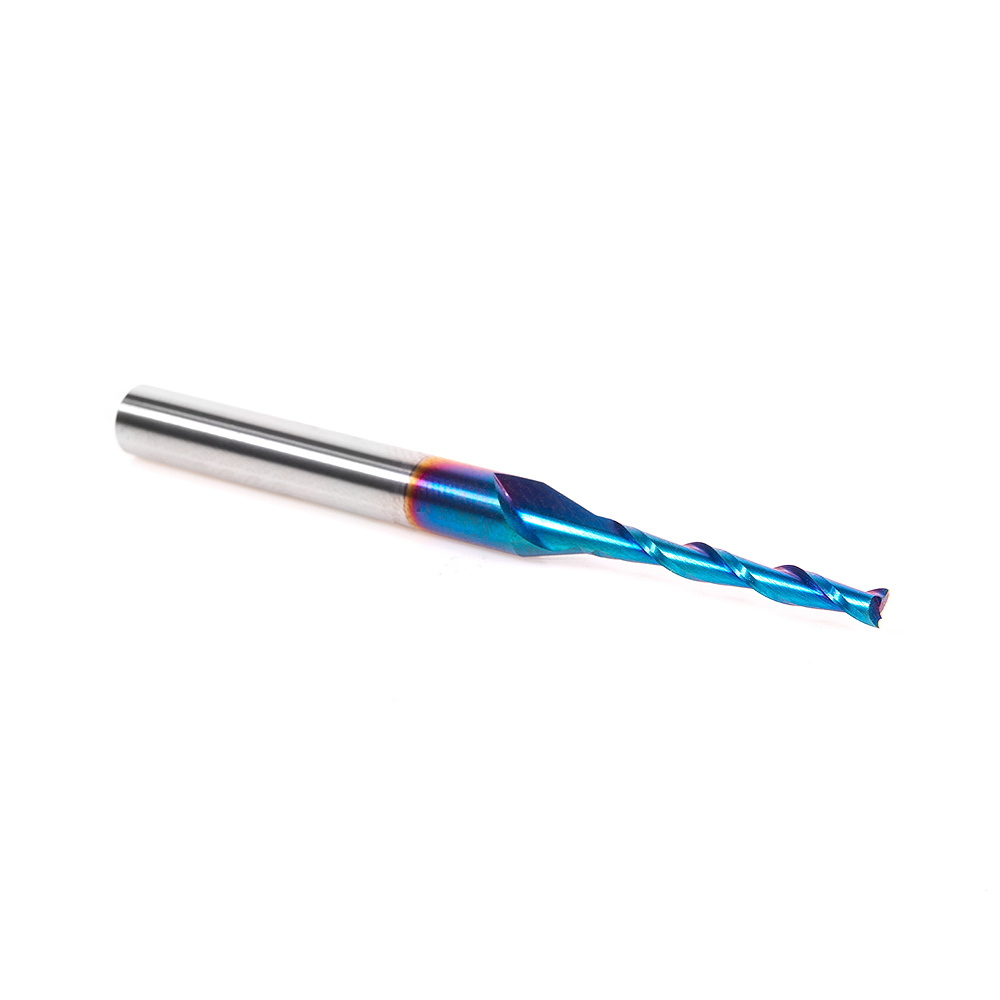 Amana 48331-K Solid Carbide Spektra, Extreme Tool Life Coated Spiral Plunge 1/8 Dia x 1 x 1/4 Inch Shank Up-Cut