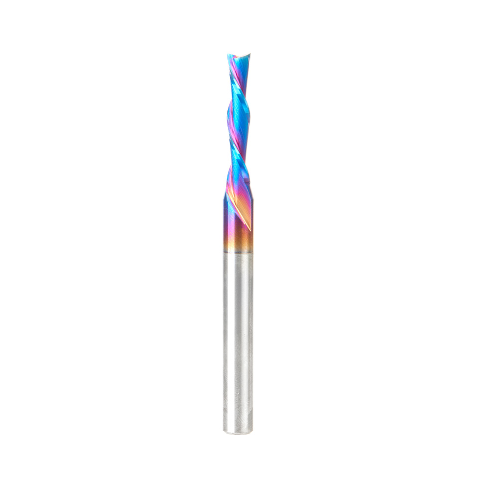 Amana 48340-K Solid Carbide Spektra, Extreme Tool Life Coated Spiral Plunge 3/16 Dia x 1 x 1/4 Inch Shank, Down-Cut